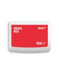 COLOP MICRO-MAKE 1 Ink Pad - brave red