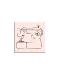 M&B Stamp - sewing machine - 45x45mm