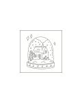 M&B Stamp - snow globe - 45x45mm