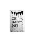 Vintage Stamp - Oh happy day