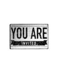 Vintage Stamp - You are invited