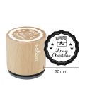 Woodies Rubber Stamp - Merry Christmas