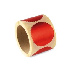 COLOP Embossing label - red - Ø 55mm
