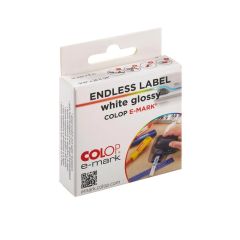 COLOP e-mark® endless label - white glossy