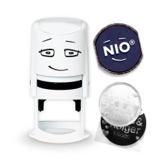 NIO Stamp with Ink Pad - NOBLE BLUE
