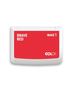 COLOP MICRO-MAKE 1 Ink Pad - brave red