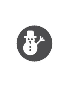 Mini Woodies Rubber Stamp - Snowman