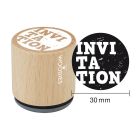 Tampon Woodies - Invitation