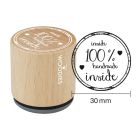 Woodies Rubber Stamp - 100% handmade inside
