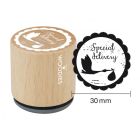 Woodies Rubber Stamp - Special Delivery