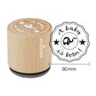 Woodies Rubber Stamp - A Baby is Born